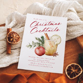 Feestelijke Kerst Cocktails Vakantiefeest Kaart