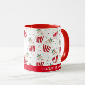 Feestelijke Kerst Cupcake Mok (Voorkant rechts)