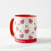 Feestelijke Kerst Cupcake Mok (Voorkant links)