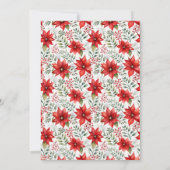 Feestelijke kerst diner uitnodiging (Achterkant)