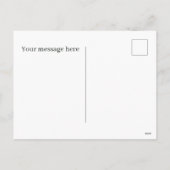 Feestelijke Kerst egel voeg bericht toe Feestdagenkaart (Achterkant)