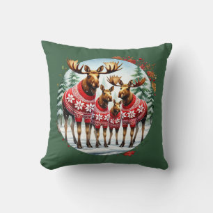 Feestelijke Kerst eland Vakantie Kussen