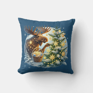 Feestelijke Kerst eland Vakantie Kussen