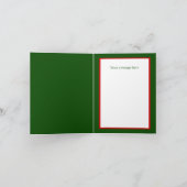 Feestelijke Kerst Elf bericht toevoegen Feestdagen Kaart (Binnen)