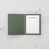 Feestelijke Kerst Engel toevoegen bericht Feestdagen Kaart (Binnen)