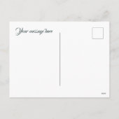 Feestelijke Kerst Engel toevoegen bericht Feestdagenkaart (Achterkant)