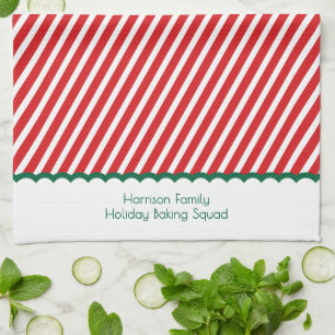 Feestelijke Kerst Familie Vakantie Bakploeg Theedoek