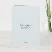 Feestelijke kerst Flamingo schaatsen Kaart (Achterkant)