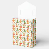 Feestelijke kerst gingerbread bedankdoosjes (Geopend)