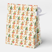 Feestelijke kerst gingerbread bedankdoosjes (Achterkant)