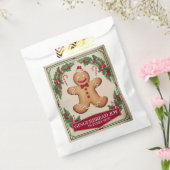 Feestelijke Kerst Gingerbread Joy Party Bedankzakje (Gezegeld)