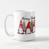 Feestelijke kerst gnoom toevoegen monogram Mok (Links)