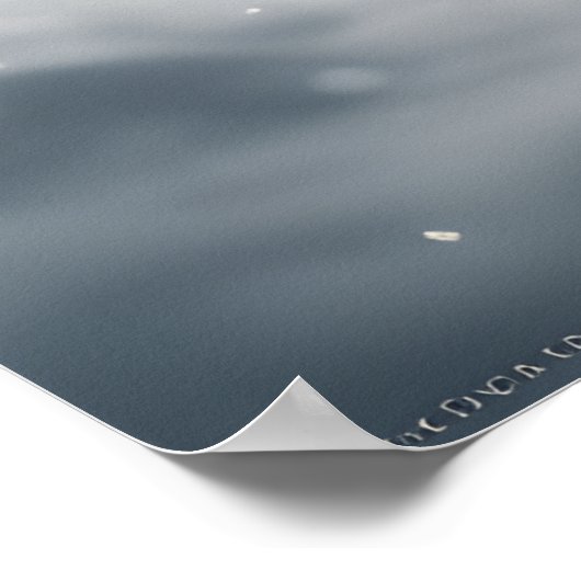 Feestelijke kerst Golden Retriever met Santa Hat Poster (Hoek)