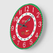 feestelijke kerst grote klok (Hoek)