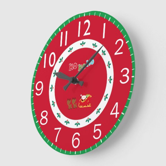 feestelijke kerst grote klok (Hoek)