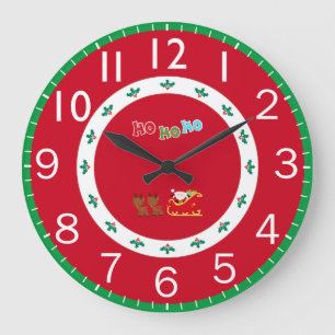 feestelijke kerst grote klok