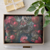 Feestelijke kerst haan decoupage tissuepapier (Geschenk)