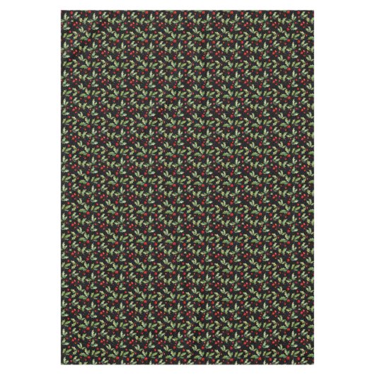 Feestelijke kerst Holly bessen Tafelkleed (Voorkant)