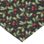 Feestelijke kerst Holly bessen Tafelkleed (Gekanteld)
