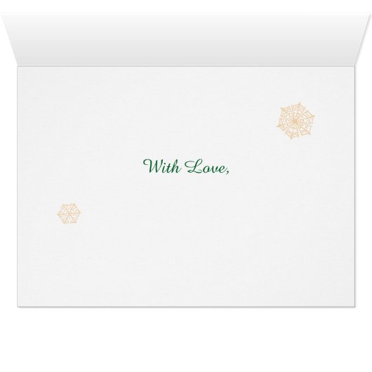 Feestelijke kerst Holly Krans met Sneeuwvlokken (Binenzijde Horizontaal (Onderkant))