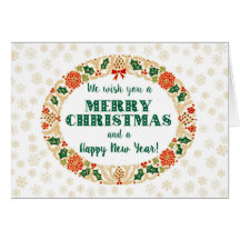 Feestelijke kerst Holly Krans met Sneeuwvlokken