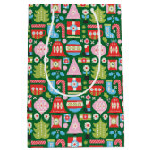 Feestelijke Kerst-icoontjes Cadeautas (Voorkant)