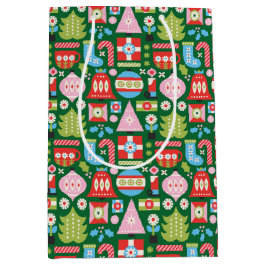 Feestelijke Kerst-icoontjes Cadeautas