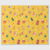 Feestelijke Kerst Inpakpapier Vakantie Cadeauverpa (Vlak)