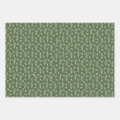 feestelijke kerst inpakpapier vel (Voorkant 2)