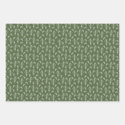 feestelijke kerst inpakpapier vel (Voorkant 2)