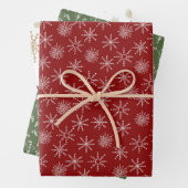 feestelijke kerst inpakpapier vel (In situ)