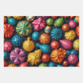 Feestelijke Kerst Inpakpapier Vel (Voorkant 2)