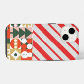 feestelijke kerst iPhone hoesje (Achterkant horizontaal)