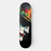 Feestelijke kerst Joker Portret Persoonlijk Skateboard (Voorkant)