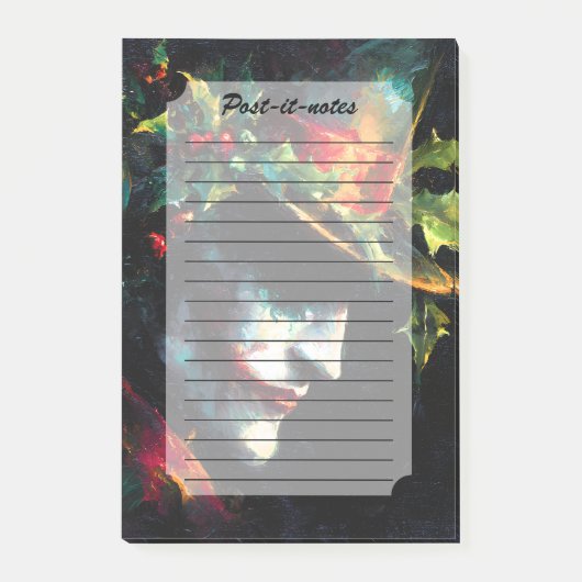 Feestelijke kerst Joker Portret Post-it® Notes (Voorkant)