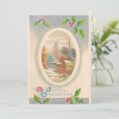 feestelijke kerst kaart (Staand voorkant)