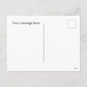 Feestelijke Kerst Kerk scène toevoegen bericht Feestdagenkaart (Achterkant)