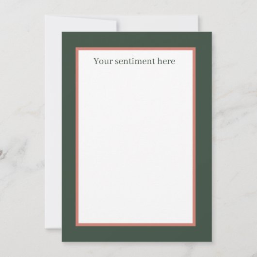 feestelijke kerst kerstfeestdag dame en jongen notitiekaartje (Achterkant)