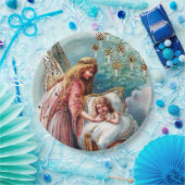 feestelijke kerst-kerstfeestdag papieren bordje (Feest)