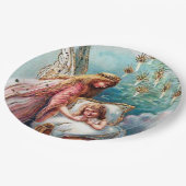 feestelijke kerst-kerstfeestdag papieren bordje (Gekanteld)