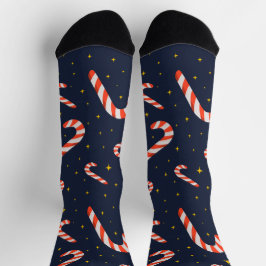 Feestelijke Kerst Kerststok sokken