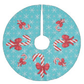 Feestelijke Kerst Kerststokken Kerstboom Rok (Voorkant)