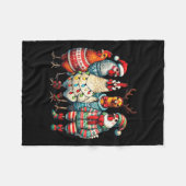 Feestelijke Kerst Kippen Pet Lights Boerderij Dier Fleece Deken (Voorkant (Horizontaal))