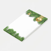 Feestelijke Kerst Krans Krans Post-It Notes (Schuin)