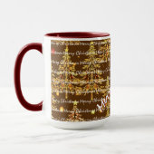 Feestelijke Kerst Luxe Kerstbomen Mok (Links)
