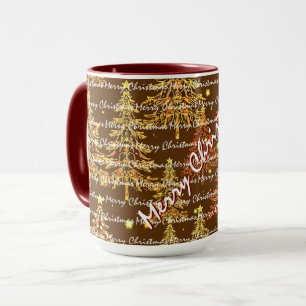 Feestelijke Kerst Luxe Kerstbomen Mok