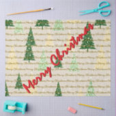 Feestelijke Kerst Luxe Kerstbomen Tissuepapier (Craft)