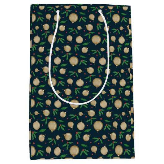 feestelijke kerst medium cadeauzakje (Voorkant)