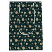 feestelijke kerst medium cadeauzakje (Achterkant)