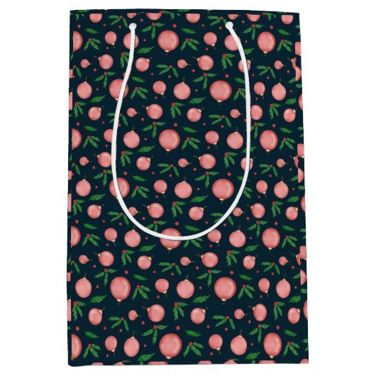 feestelijke kerst medium cadeauzakje (Voorkant)